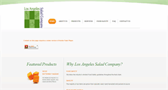 Desktop Screenshot of lasalad.com